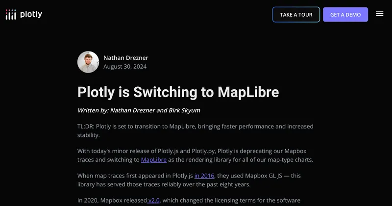 Plotly is Switching to MapLibre